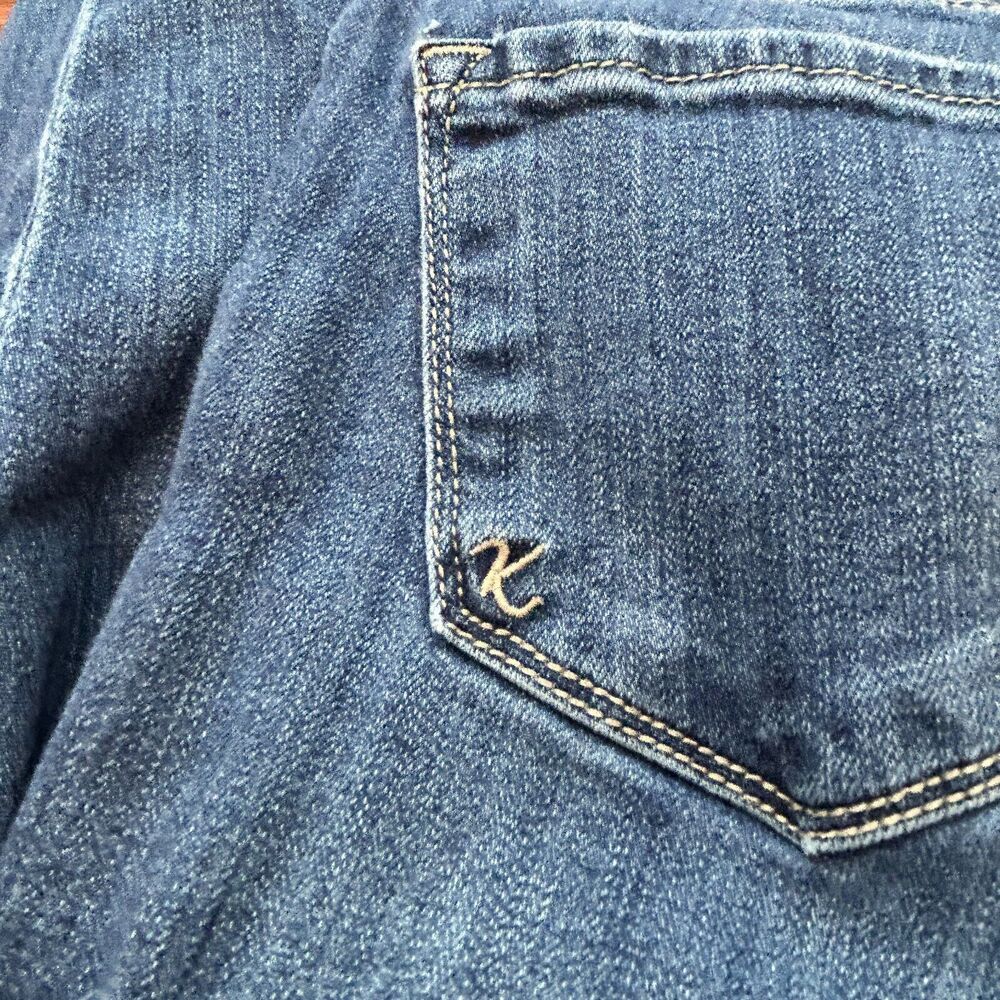 Kut From the Kloth Blue Jeans 6 Catherine Boyfriend Distressed Holes - Picture 7 of 13